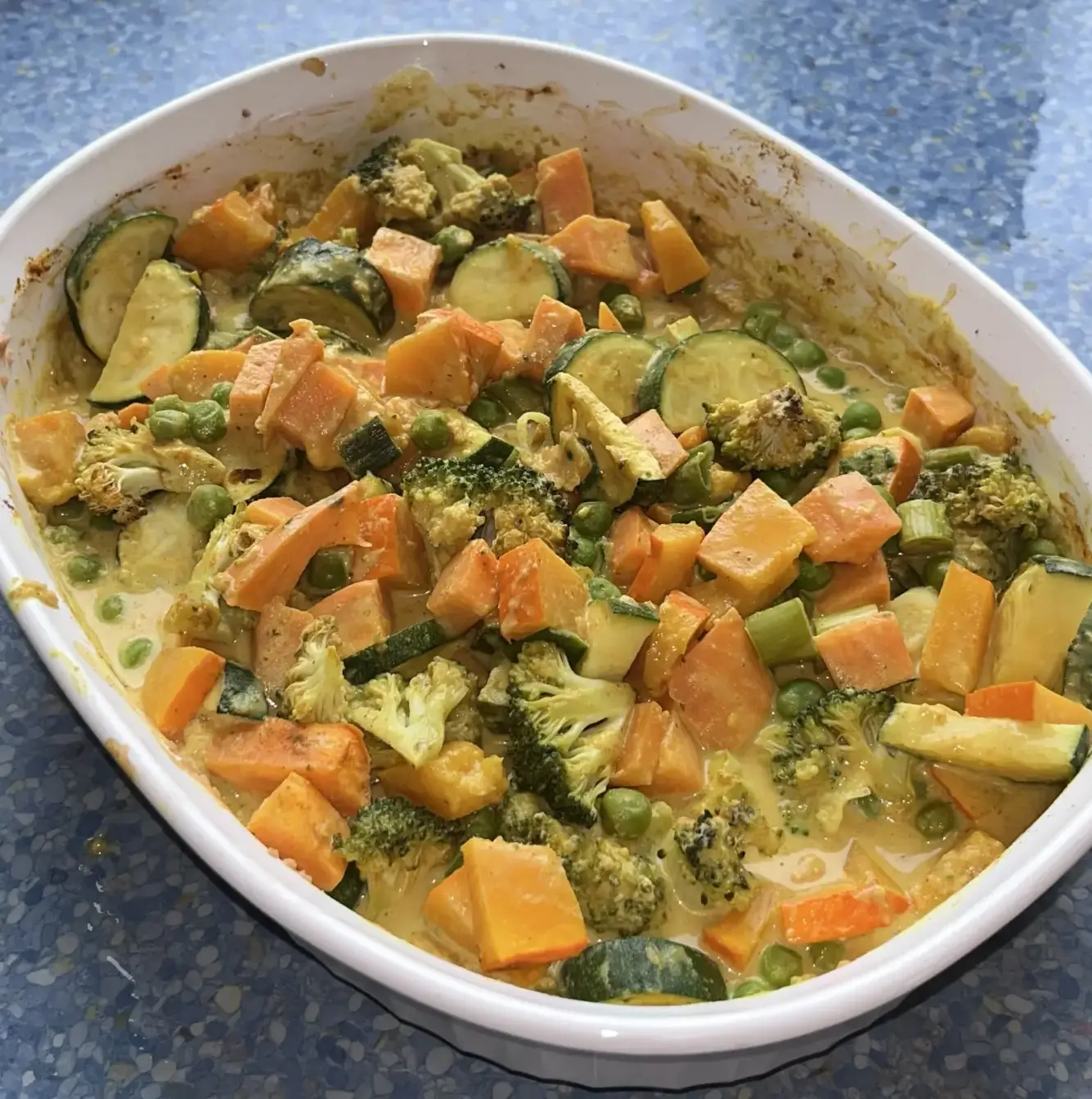 Veganes Ofen-Curry